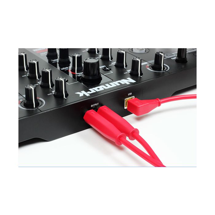 DJ TECHTOOLS- Chroma Cabels Audio JACK-JACK (6,3mm) 1,5 m- pomarańczowy