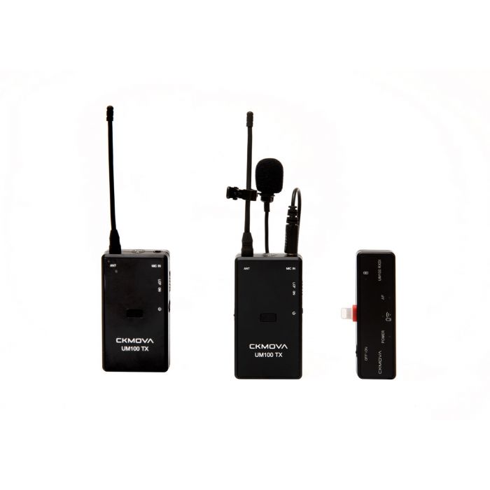 CKMOVA UM100 Kit6 - podwójny bezprzewodowy zestaw na lightning