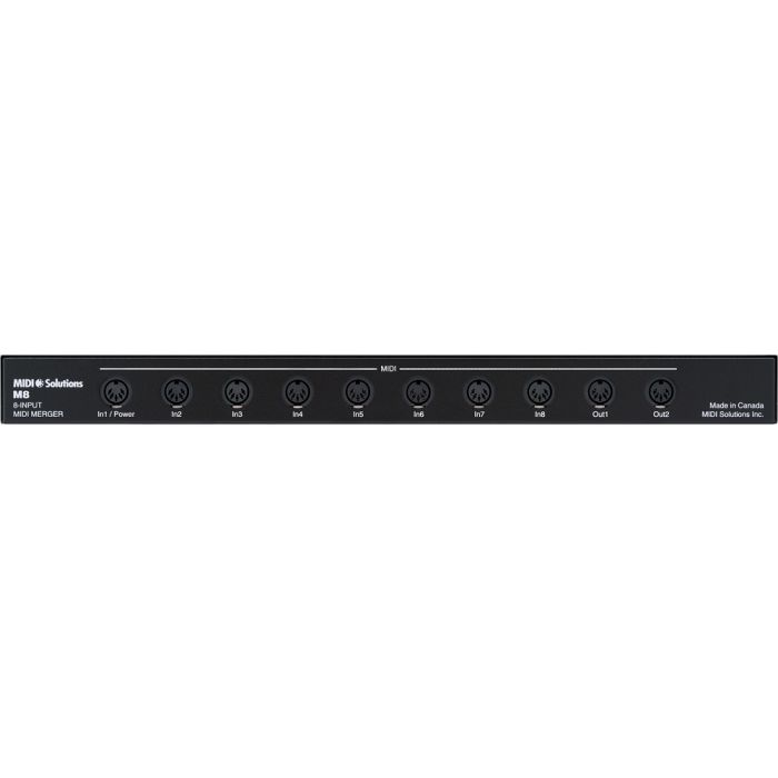 MIDI Solutions- M8-input MIDI Merger