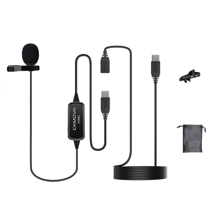 CKMOVA LCM6C - mikrofon krawatowy na USB C
