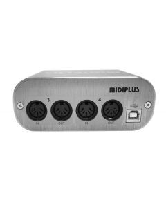 MIDIPLUS- MIDI 4x4 Interfejs USB / MIDI przód