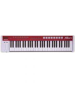 MIDIPLUS- X6 PRO Klawiatura sterująca kontroler USB przód