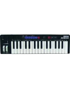 MIDIPLUS- AKM 322 Klawiatura sterująca kontroler USB / MIDI przód