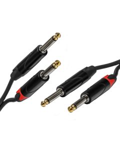 SSQ kabel 2x jack mono- 2x jack mono