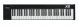 MIDIPLUS- X6 II BLACK Klawiatura sterująca - kontroler USB przód 