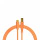 DJ TECHTOOLS- Chroma Cable USB-C- pomarańczowy