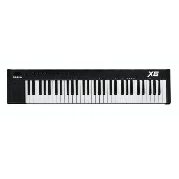 MIDIPLUS- X6 II BLACK Klawiatura sterująca - kontroler USB przód 