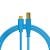DJ Techtools kabel 1.5m z USB-C na USB-B niebieski