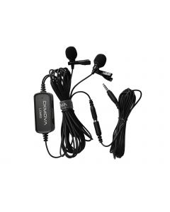 CKMOVA LCM6D - podwójny mikrofon krawatowy do kamer i smartphonów