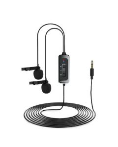 CKMOVA LCM5D - podwójny mikrofon krawatowy do kamer i smartphonów