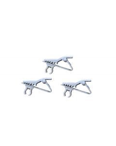 CKMOVA AC-MCW- klipsy do mikrofonów lavalier (białe)