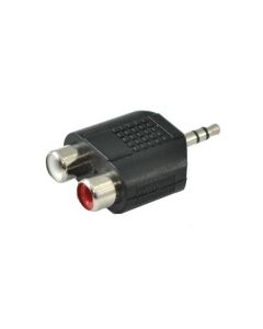 SSQ HA6 - Adapter 2 x żeński RCA - Jack stereo 3.5mm