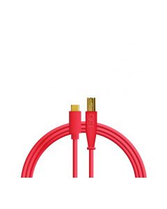 DJ TECHTOOLS- Chroma Cable USB-C- czerwony