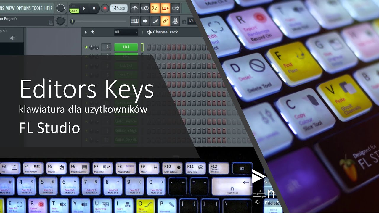 EDITORS KEYS- FL STUDIO KEYBOARD- Skróty klawiaturowe w FL STUDIO